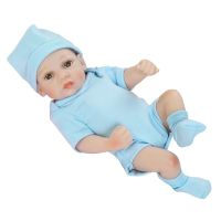 26cm10in Twin Doll Reborn Nurturing Doll Realistic Handmade Soft Toy with Easy Clean Silicone Full Body Popular Gift