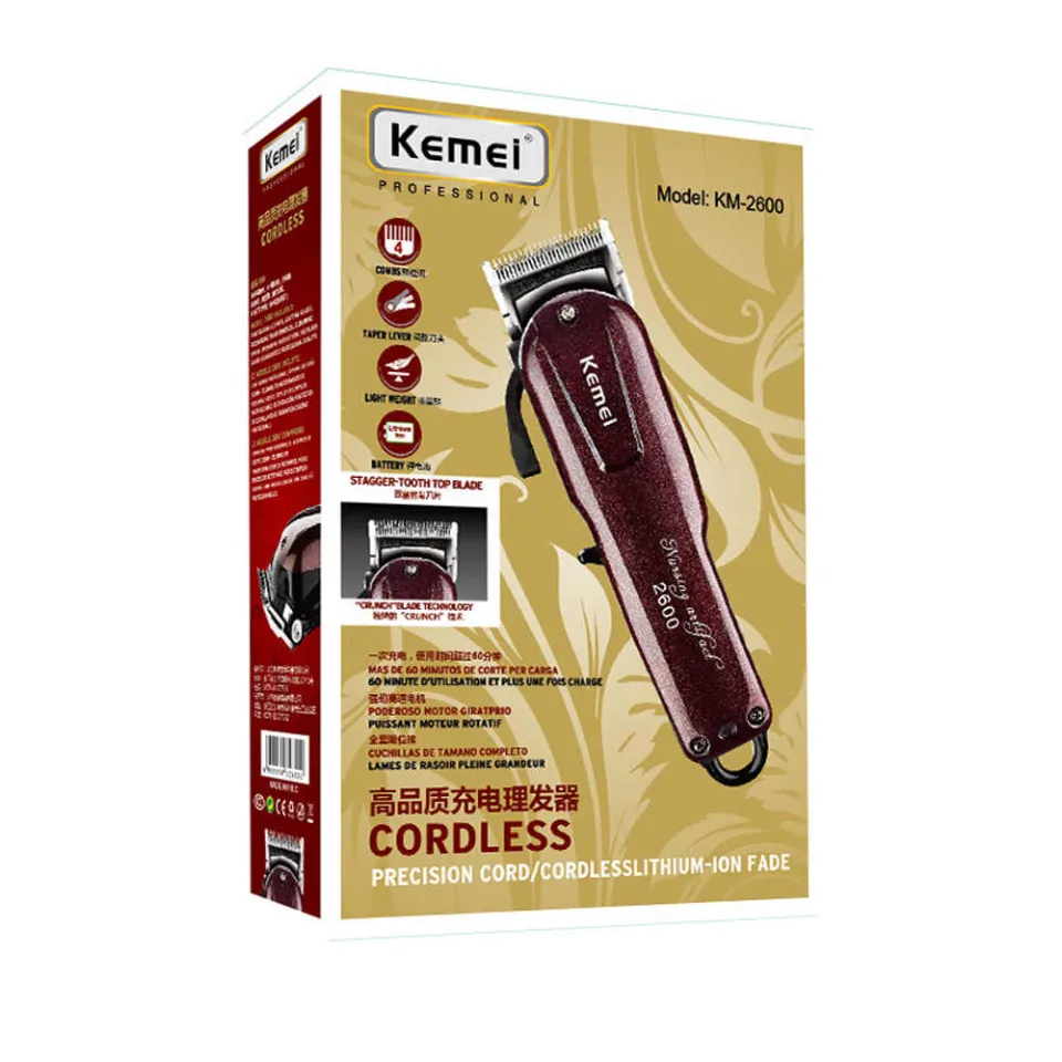 Kemei KM 9163 Professional Hair Clipper: Get Salon-Quality Haircuts with  Double Power Turbo!