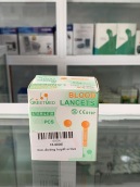 [HCM]Kim chích lấy máu đo đường huyết lấy nhân mụn vô khuẩn an toàn Blood Lancets - Hộp 100 cái -Greatmed