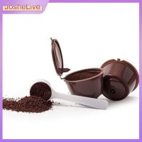 【YF】 Reutilizável Café Cápsula Filtro Copo para Nescafé Dolce Gusto Tampas Recarregáveis Escova De Colher Cestas Filtro Pod Sabor Suave 1-7Pcs