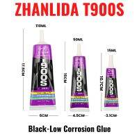 15ML 50ML 110ML Zhanlida T900S Black Low Corrosion Contact Adhesive Acrylic Friendly Phone Frame Case Repair Glue Adhesives Tape