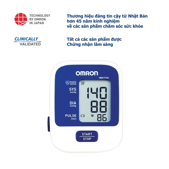 Hcmmáy đo huyết áp omron  số 1 tại nhật  dùng cho gia đình máy đo huyết áp - ảnh sản phẩm 8