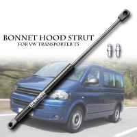 1ชิ้น Bonnet ฮู้ดป๋อและ2ชิ้นบอล Pins สำหรับ VW Transporter Caravelle T5 T5.1 2003-15 T6ก๊าซฤดูใบไม้ผลิยกยกผู้ถือสนับสนุนแขน