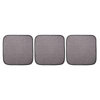 (3-Pack) Microfiber Ground Ball Towel - 8 Inches x 8 Inches Premium Quality Ground Ball Shammy Pad with Easy-Grip Dots