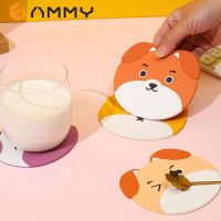 【CC】 Dog Shaped Cup Coaster Silicone Insulation Hot Drink Holder Mug Accessories