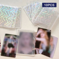 Kliniki ที่ใส่การ์ดรูปภาพจาก PVC ใสแบบพกพาอัลบั้มรูปดาวเคป็อป Sampul Kartu ธุรกิจบัตรประชาชนสำหรับเล่นเกม10 25ชิ้นซองใส่บัตรไอดีไอวาย