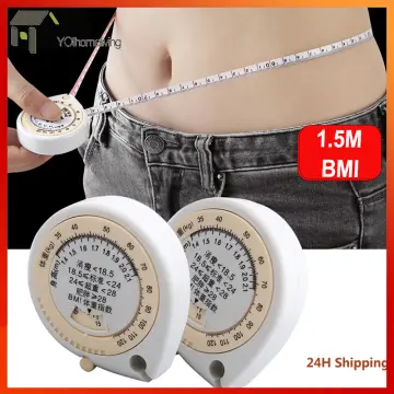Body Measure Tape - Index Round Fat Measurement Fitness Measuring Body  Retractable Tape Arms Chest Thigh or Waist Measuring Tape Fitness Goals BMI