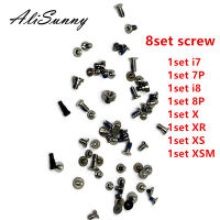 AliSunny 8เซ็ตที่สมบูรณ์เต็มชุดสกรูสำหรับ 7 8บวก X XS XR XSmax เต็มสกรูภายในชุดอะไหล่