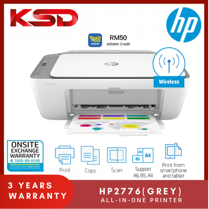 Hp Deskjet Ink Advantage 2336 2776 2777 All In One Color Printerprint Scan Copy Wireless Lazada 5917