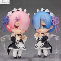 DECALE PVC อะนิเมะ Q Life In A Different World Rem ตุ๊กตาขยับแขนขาได้จาก Zero โมเดล Miniatures Rem Ram ตุ๊กตาขยับแขนขาได้ S หุ่นของเล่นตุ๊กตา