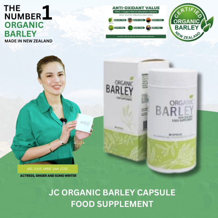 BARLEY GRASS CAPSULE JC ORGANIC BARLEY CAPSULE Lazada PH