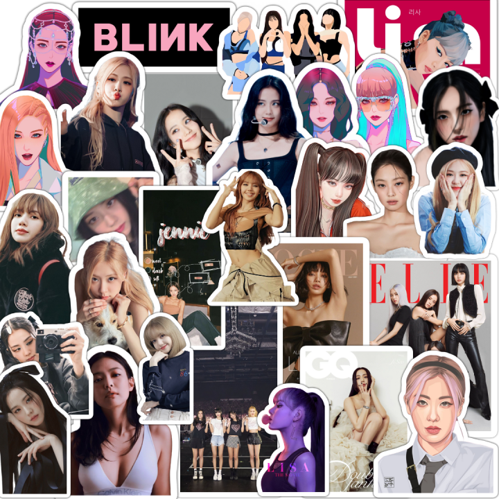 BLACKPINK STICKERS 50 PCS WATERPROOF VINYL | Lazada PH