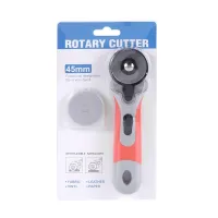 45mm Rotary Cutter Set Rotary Cutter with 10 Replacement Rotary Blades &amp; Safety Lock for Precise Cutting Sewing Cutting