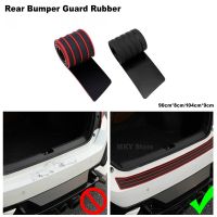 【CW】Car Universal Rear Bumper Protector Car Rear Trunk Sill Plate Scuff Plate Strip with Anti-Scrape Rubber Bumper Guard Protector