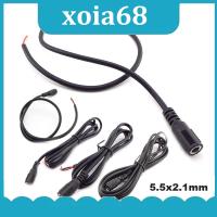 xoia68 Shop 5.5x2.1mm 12V 5A DC Female Plug Power Supply  Cable DIY Extension 20 AWG Jack Cord DC Connector For LED Light CCTV