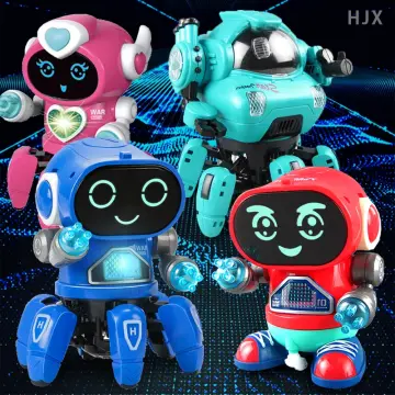 Dance Music 6 Claws Robot Octopus Spider Robots Vehicle Birthday Gift Toys  For Children Kids Early Education Baby Toy Boys Girls - Realistic Reborn  Dolls for Sale