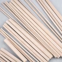 【YF】▬✟  Wood Crafts Round Stick Balsa Handcrafted Logs Soft Wood/Clear Texture/Easy To Cut Handicraft making