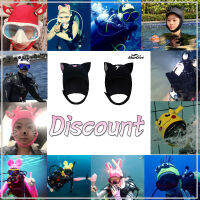 sunscreen anti-uv 4mm submersible cap cartoon personality submersible snorkeling wigs Cartoon diving cap diving hat diving suit