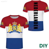 2023 NEW Customized Mens T-shirt Flag of the Netherlands T-shirt Customized Netherlands T-shirt Customized Netherlands T-shirt Customized Nl Country Name T-shirt Dutch T-shirt brand new T-shirt