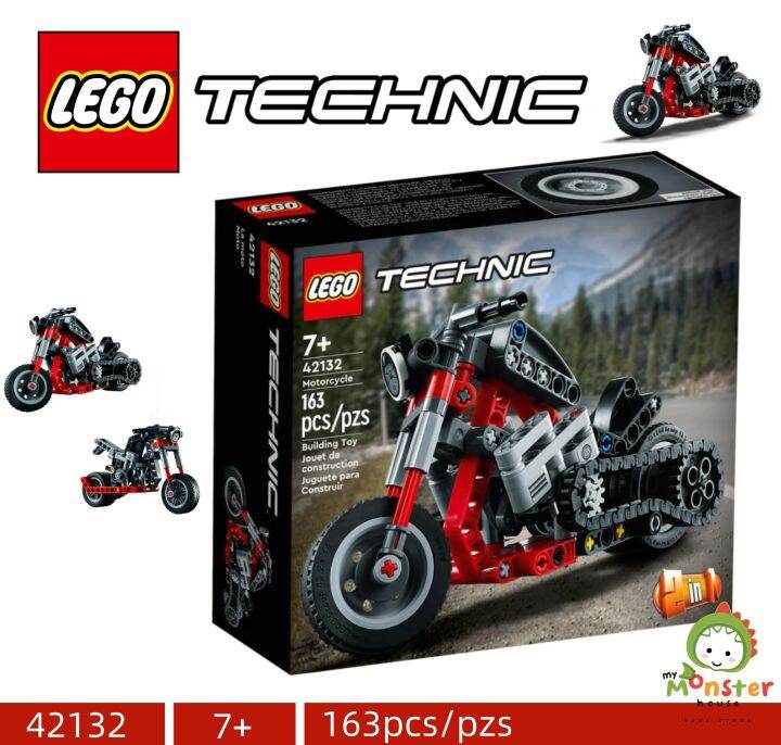 LEGO 42132 Technic Motorcycle 100% Original Lego | Lazada