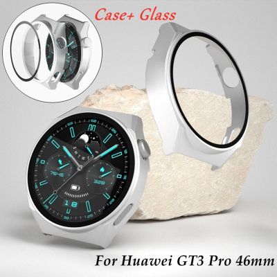 ℗㍿ Futerał ochronny do Huawei Watch GT3 Pro 43mm 46mm szkło hartowane matowy zintegrowany pokrowiec folia ochronna zderzak Smartwatch