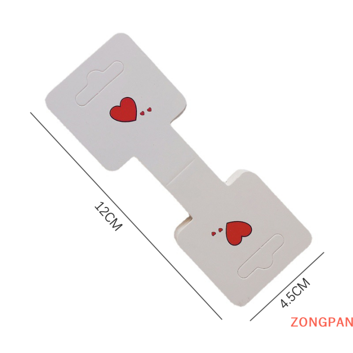 zongpan-50ชิ้นการ์ดแพ็คหัวใจสไตล์เรียบง่ายสำหรับสร้อยคอสร้อยข้อมือที่คาดผมที่ทำด้วยมือการ์ดแสดงผลป้ายแขวนแบบแขวนสำหรับขายปลีก