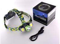 Super Bright Work Headlights 3x XM-L T6 USB Mining LED Headlamp
