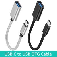 USB 3.0ไปยังเครื่องแปลงสายเคเบิล OTG Type C สำหรับ Huawei ขั้วต่อแฟลชไดร์ฟสายข้อมูล Oneplus ชนิด C สายอะแดปเตอร์ยูเอสบี