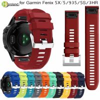 [ขายดี] สายรัดข้อมือสายนาฬิกาซิลิโคน26 22 20มม. แบบถอดง่ายสำหรับ Garmin Fenix 6 5X 5 5S Plus 3 3HR S60สายนาฬิกาอัจฉริยะ Mk1 D2