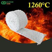 Width 5CM Steel Wire Reinforced Ceramic Fiber Belt Flame Retardant Heat Insulation Belt high Temperature Fireproof Belt