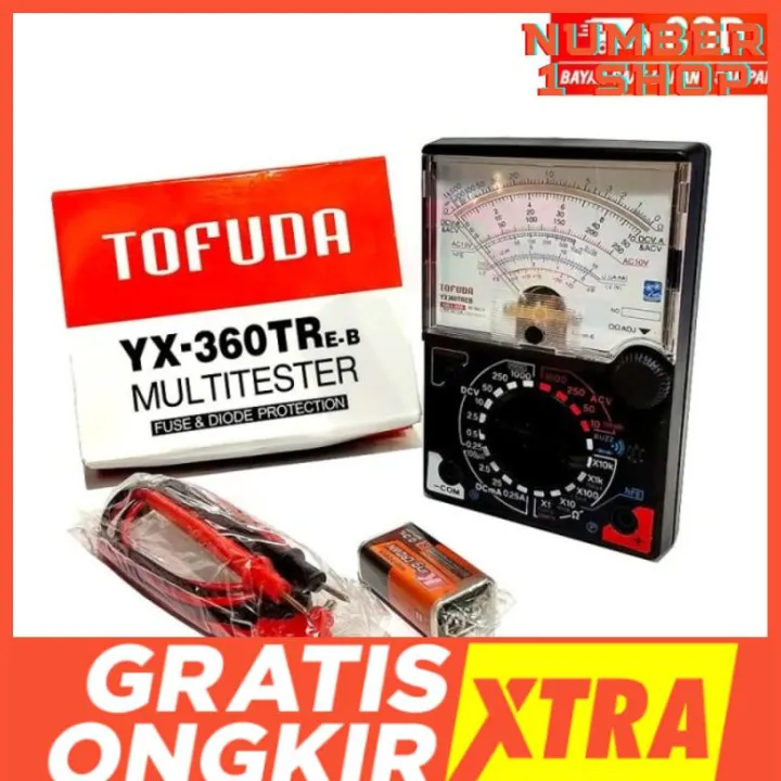 Multitester Analog Tofuda Yx360Tr Multimeter Besar Pengukur Tegangan