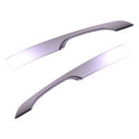 2Pcs Matte Silver ภายในรถด้านหน้าประตู Armrest Strip Trim Fit สำหรับ -Benz Vito W447 2014-2017 2018 2019 2020 2021