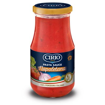Premium import🔸( x 1) CIRIO Pasta Sauce Napoletana 420 g. พาสต้าซอสสำเร็จรูปต้นตำรับ ซีรีโอ นาโปเลียตานา [CI33]