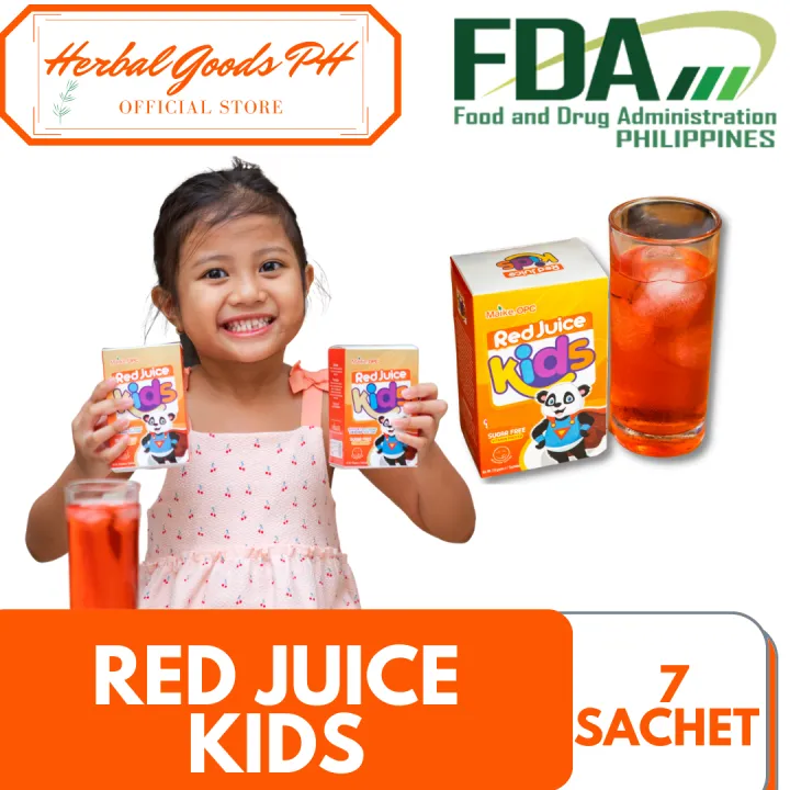 Red Juice Kids with No Sugar added, pampataba pampatalino pampatangkad ...