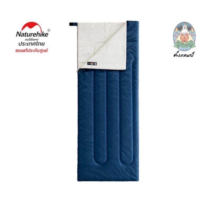 naturehike-thailand-ถุงนอนผ้าฝ้ายกันน้ำ-upgraded-h150-envelope-cotton-sleeping-bag-สี-standard-navy