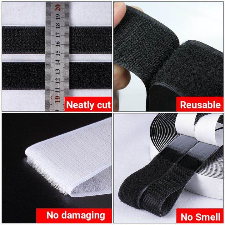 1m-2m-3m-2-rolls-velcro-tape-width-25mm-hook-amp-loop-self-adhesive-tape-glue-stick-tape-hook-loop