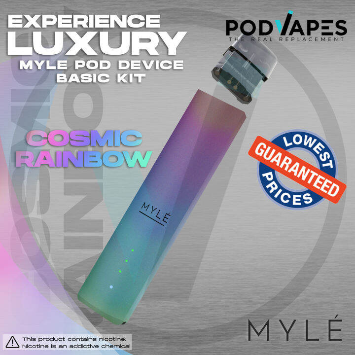 PODVAPES MYLE Pod Device Version 4 Cosmic Rainbow Lowest Price