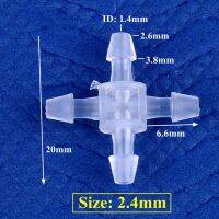 5 ~ 50ชิ้นข้อต่อเจดีย์สายไขว้พลาสติก2.4 ~ 12.7มม. สวนหยดชลประทานตู้ปลาปั๊มลมเส้นผ่านศูนย์กลางเท่ากันข้อต่อ4ทาง