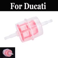 1pc 6mm 8mm Motorcycle Gas Inline Fuel Filter For Ducati 1198 1198r 1198s 848 Gt1000 Hypermotard 1100 1100 S