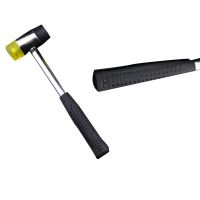 DIY Leather Hole Punching Hammer Small Rubber Hammers Practical Leather Craft Tool Rubber Mallet With Steel Pipe Handle