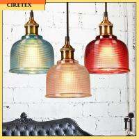 CIRETEX แผ่นฝ้าเพดานคาเฟ่บาร์แบบย้อนยุคเงาโคมไฟเครื่องรางที่วางไฟแบบวินเทจสีสันสดใส