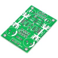 ตัวรับสัญญาณ LM317 LM337ปรับกระแสได้ระบบแหล่งจ่ายไฟบอร์ด PCB เปล่า