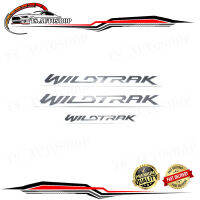 สติ๊กเกอร์ WILDTRAK บอร์น Ford Ranger ขนาด 59.5x7 จำนวน 3 Pieces ปี 2015 - 2020 มีบริการเก็บเงินปลายทาง