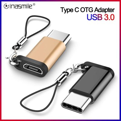 OTG Type C ถึง Micro แปลงสาย Usb ชนิด C ไปยัง USB 3.0อะแดปเตอร์ OTG สำหรับ Macbookpro Samsung สายเคเบิลชาร์จโทรศัพท์ R