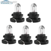 VODOOL 5pcs T4 12V Car Interior Instrument Light Bulbs Auto Dashboard Lamps For Mazda Mitsubishi Audi Honda Toyota Nissan