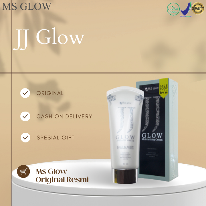 Ms Glow Jj Glow Glowing Mencerahkan Wajah Dan Badan 5x Lebih Cerah Dan