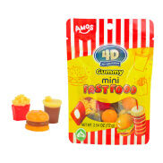Kẹo Dẻo 4D Amos Fast Food 72G