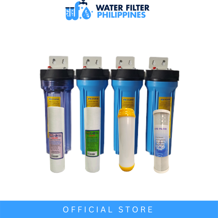 Water Filter Complete Package for Whole House Filter 10" x 2.75" 4