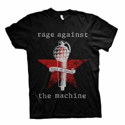 Rage Against The Machine T Shirt Bulls On Parade Black Rock Metal Merch Cotton Soft Loose Good Gift