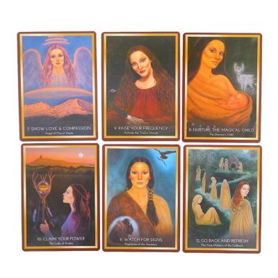 Fate Divination Cards Transcendent Journeys Cute Portable Oracle Card Mysterious Party Supplies Delicate Tarot Card Funny attractively